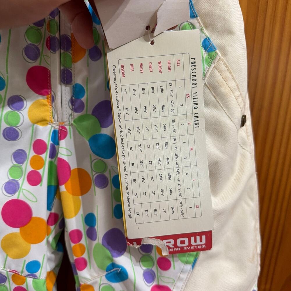 Obermeyer Poke Dot Bibs Size 1 - Picture 3 of 6